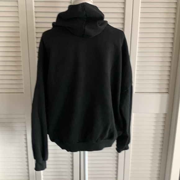 Adika Butterfly Hoodie Oversized Black Sweatshirt Multi Color Graphic Unisex OS - Picture 4 of 11